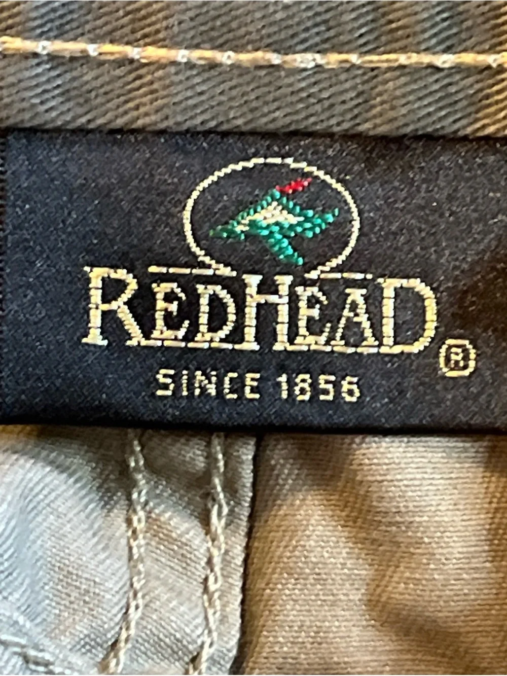 Khaki Cargo Shorts - RedHead 42x10